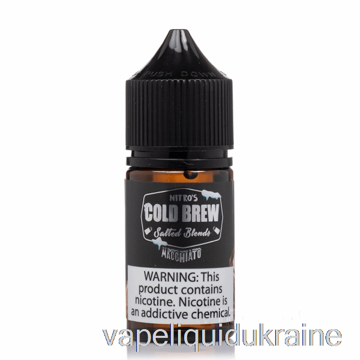 Vape Liquid Ukraine Macchiato - Nitros Cold Brew Salts - 30mL 25mg